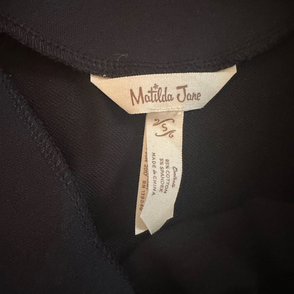 Matilda Jane Black Ruffled Blouse - Picture 3 of 3